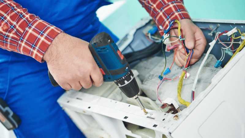 Polatlı Fondital Fondital çamaşır makinesi kart tamiri – Su almama arızası orijinal parça ile giderildi. - Teknik servis örneği